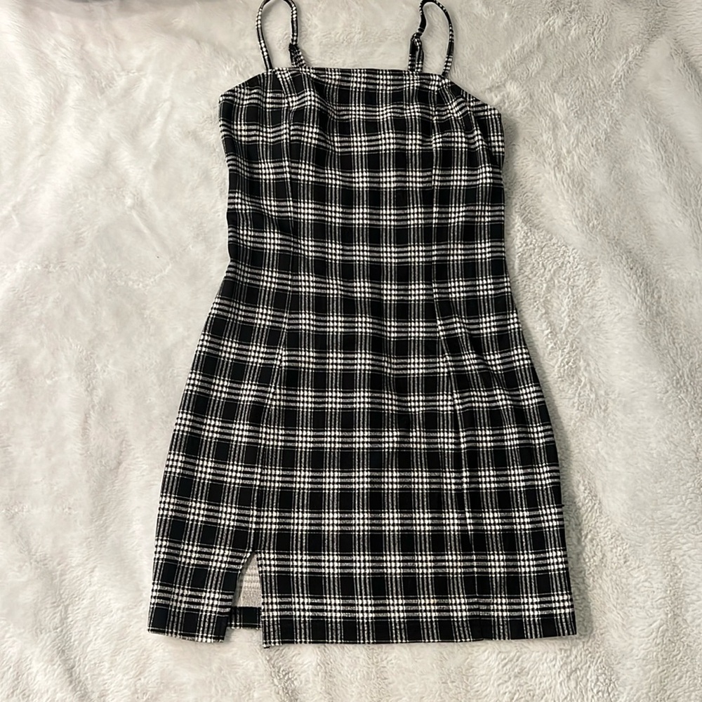 Woman Plaid Dress